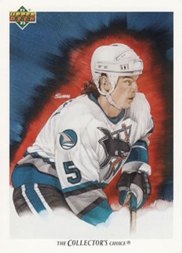 #95 Neil Wilkinson - San Jose Sharks - 1991-92 Upper Deck Hockey
