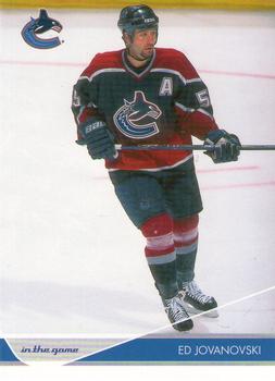 #95 Ed Jovanovski - Vancouver Canucks - 2003-04 In The Game Toronto Star Hockey