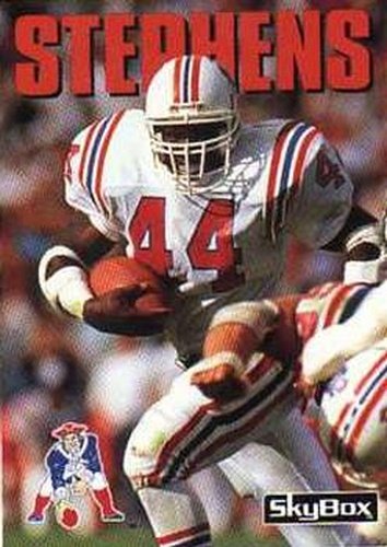 #95 John Stephens - New England Patriots - 1992 SkyBox Impact Football