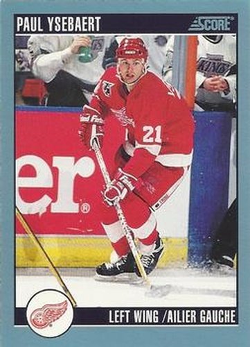 #95 Paul Ysebaert - Detroit Red Wings - 1992-93 Score Canadian Hockey