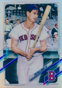 #95b Ted Williams - Boston Red Sox - 2021 Topps Chrome Baseball