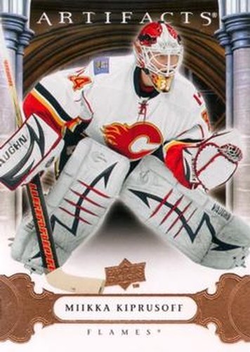 #19 Miikka Kiprusoff - Calgary Flames - 2009-10 Upper Deck Artifacts Hockey