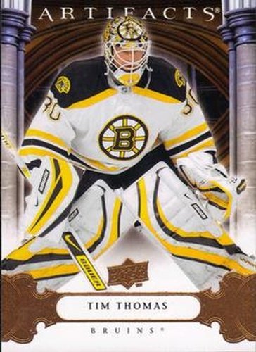 #33 Tim Thomas - Boston Bruins - 2009-10 Upper Deck Artifacts Hockey