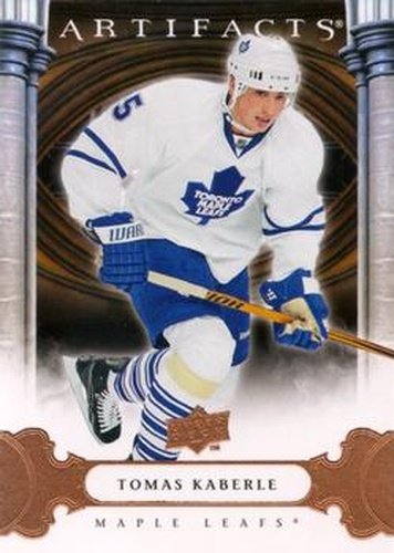 #41 Tomas Kaberle - Toronto Maple Leafs - 2009-10 Upper Deck Artifacts Hockey