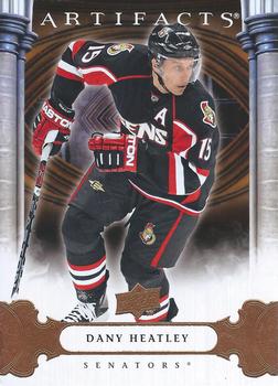 #44 Dany Heatley - Ottawa Senators - 2009-10 Upper Deck Artifacts Hockey