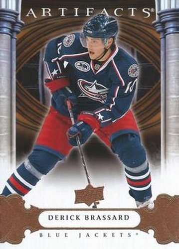 #48 Derick Brassard - Columbus Blue Jackets - 2009-10 Upper Deck Artifacts Hockey