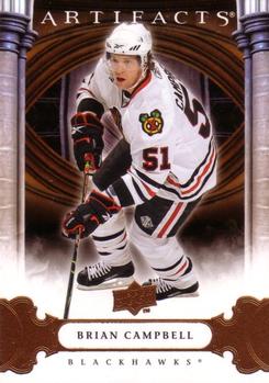 #4 Brian Campbell - Chicago Blackhawks - 2009-10 Upper Deck Artifacts Hockey