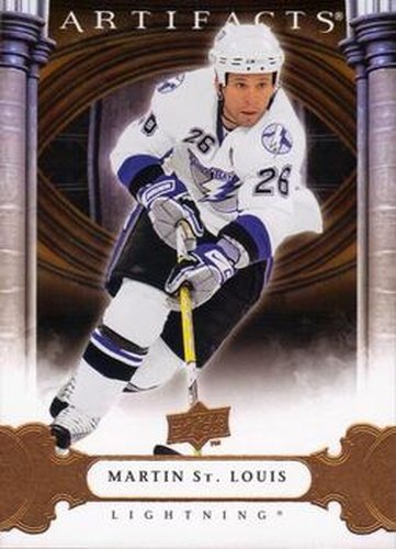 #50 Martin St. Louis - Tampa Bay Lightning - 2009-10 Upper Deck Artifacts Hockey