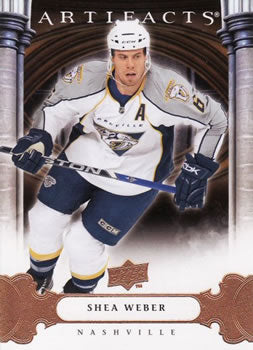 #57 Shea Weber - Nashville Predators - 2009-10 Upper Deck Artifacts Hockey