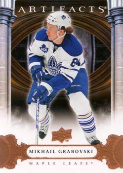 #59 Mikhail Grabovski - Toronto Maple Leafs - 2009-10 Upper Deck Artifacts Hockey