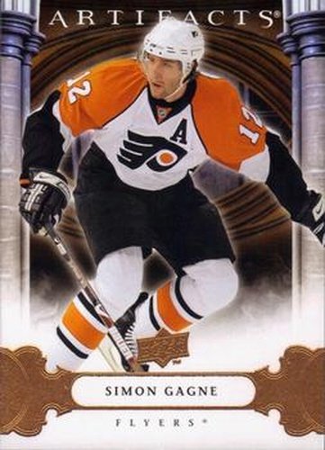 #7 Simon Gagne - Philadelphia Flyers - 2009-10 Upper Deck Artifacts Hockey