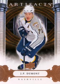 #80 J.P. Dumont - Nashville Predators - 2009-10 Upper Deck Artifacts Hockey