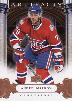 #88 Andrei Markov - Montreal Canadiens - 2009-10 Upper Deck Artifacts Hockey