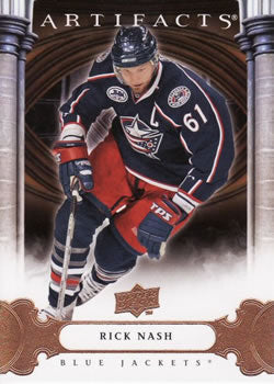 #90 Rick Nash - Columbus Blue Jackets - 2009-10 Upper Deck Artifacts Hockey