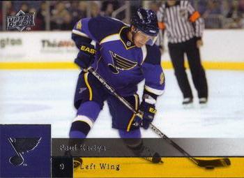 #100 Paul Kariya - St. Louis Blues - 2009-10 Upper Deck Hockey
