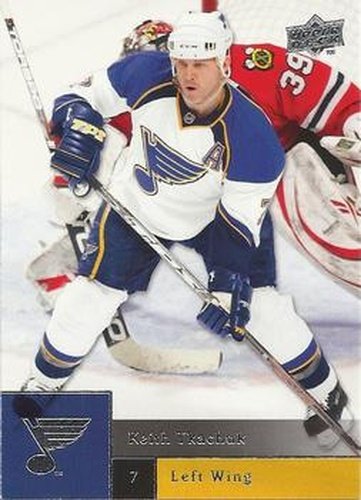 #106 Keith Tkachuk - St. Louis Blues - 2009-10 Upper Deck Hockey