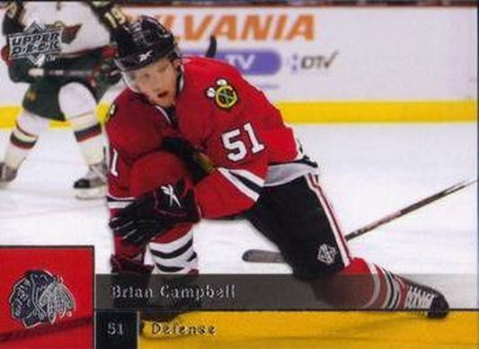 #108 Brian Campbell - Chicago Blackhawks - 2009-10 Upper Deck Hockey
