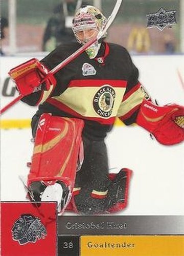 #110 Cristobal Huet - Chicago Blackhawks - 2009-10 Upper Deck Hockey