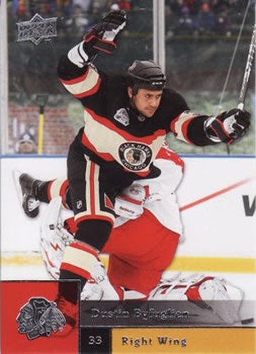#112 Dustin Byfuglien - Chicago Blackhawks - 2009-10 Upper Deck Hockey