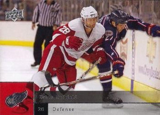 #121 Brian Rafalski - Detroit Red Wings - 2009-10 Upper Deck Hockey