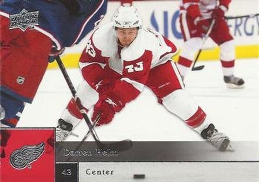 #124 Darren Helm - Detroit Red Wings - 2009-10 Upper Deck Hockey
