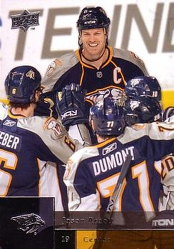 #127 Jason Arnott - Nashville Predators - 2009-10 Upper Deck Hockey