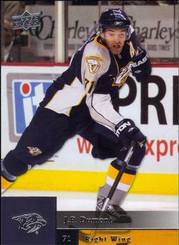 #128 J.P. Dumont - Nashville Predators - 2009-10 Upper Deck Hockey