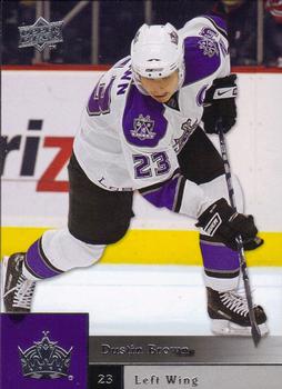 #136 Dustin Brown - Los Angeles Kings - 2009-10 Upper Deck Hockey