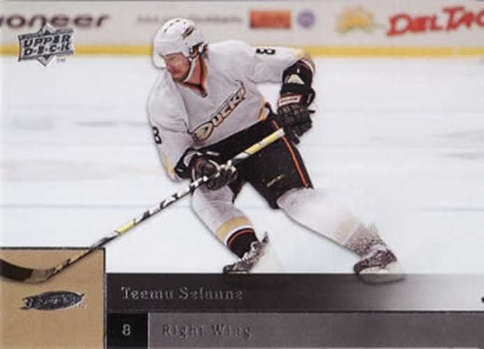 #145 Teemu Selanne - Anaheim Ducks - 2009-10 Upper Deck Hockey