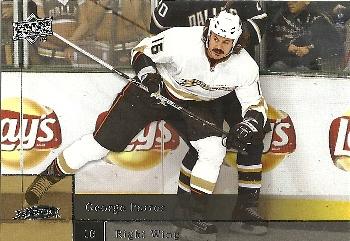 #150 George Parros - Anaheim Ducks - 2009-10 Upper Deck Hockey