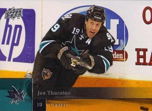 #152 Joe Thornton - San Jose Sharks - 2009-10 Upper Deck Hockey