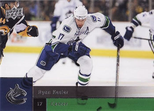 #170 Ryan Kesler - Vancouver Canucks - 2009-10 Upper Deck Hockey