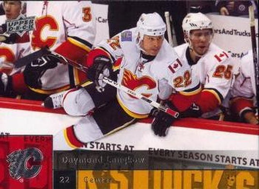 #177 Daymond Langkow - Calgary Flames - 2009-10 Upper Deck Hockey