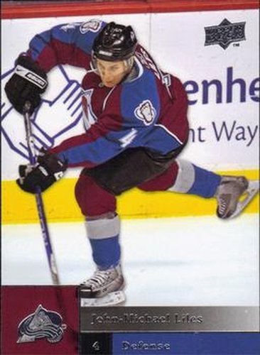 #180 John-Michael Liles - Colorado Avalanche - 2009-10 Upper Deck Hockey