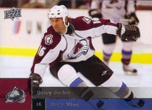 #183 Darcy Tucker - Colorado Avalanche - 2009-10 Upper Deck Hockey