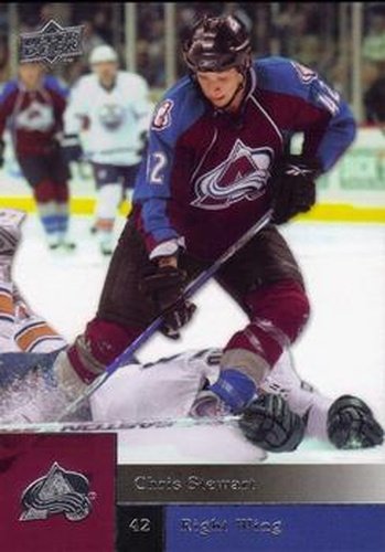 #185 Chris Stewart - Colorado Avalanche - 2009-10 Upper Deck Hockey