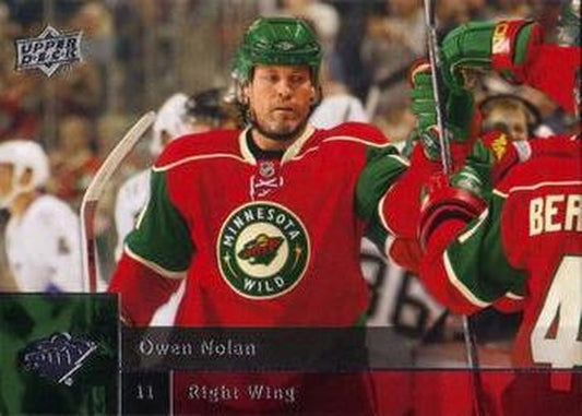 #188 Owen Nolan - Minnesota Wild - 2009-10 Upper Deck Hockey