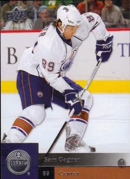 #192 Sam Gagner - Edmonton Oilers - 2009-10 Upper Deck Hockey