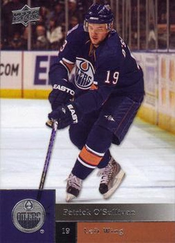 #195 Patrick O'Sullivan - Edmonton Oilers - 2009-10 Upper Deck Hockey
