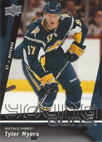 #214 Tyler Myers - Buffalo Sabres - 2009-10 Upper Deck Hockey