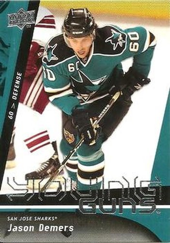 #215 Jason Demers - San Jose Sharks - 2009-10 Upper Deck Hockey