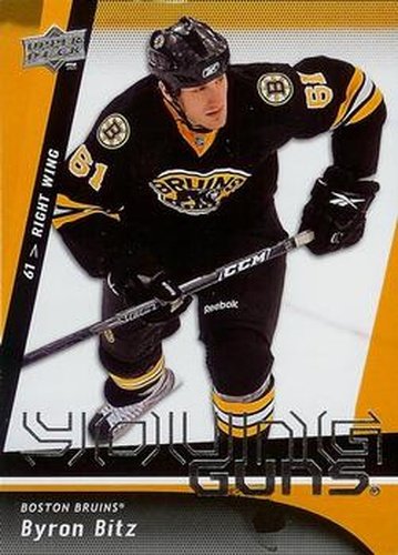 #226 Byron Bitz - Boston Bruins - 2009-10 Upper Deck Hockey