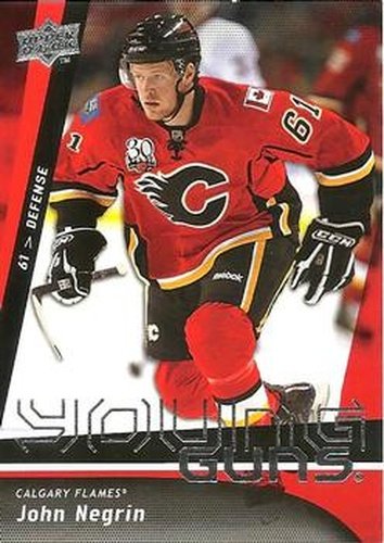 #227 John Negrin - Calgary Flames - 2009-10 Upper Deck Hockey
