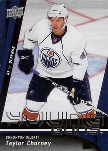 #229 Taylor Chorney - Edmonton Oilers - 2009-10 Upper Deck Hockey
