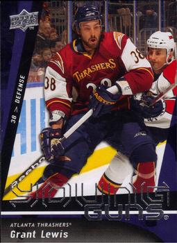 #232 Grant Lewis - Atlanta Thrashers - 2009-10 Upper Deck Hockey
