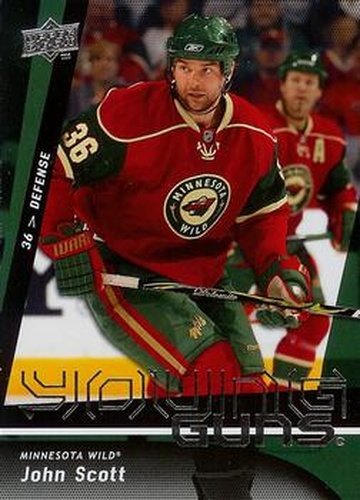 #236 John Scott - Minnesota Wild - 2009-10 Upper Deck Hockey