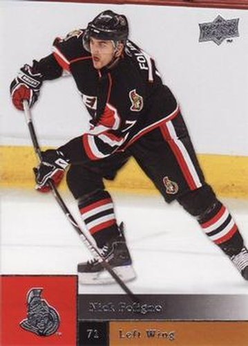 #24 Nick Foligno - Ottawa Senators - 2009-10 Upper Deck Hockey