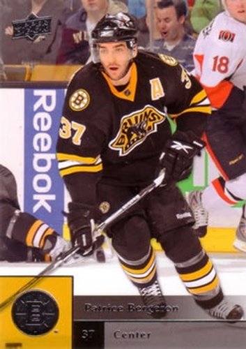 #252 Patrice Bergeron - Boston Bruins - 2009-10 Upper Deck Hockey