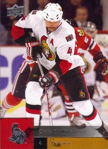 #25 Chris Phillips - Ottawa Senators - 2009-10 Upper Deck Hockey