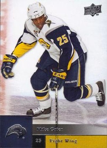 #260 Mike Grier - Buffalo Sabres - 2009-10 Upper Deck Hockey